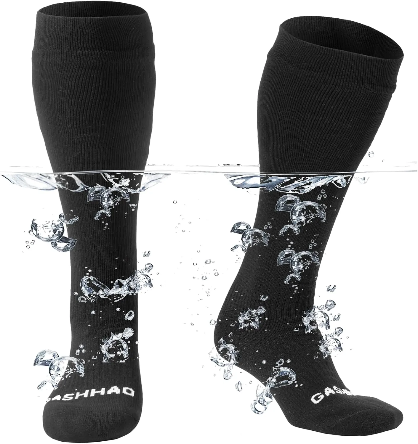 Gash Hao Waterproof Socks Hiking Gear Wading All-Weather Outdoor Sports Fishing Skiing Kayaking Camping Mens And Women