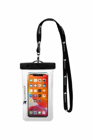 Gecko White Waterproof Large Phone Dry Bag