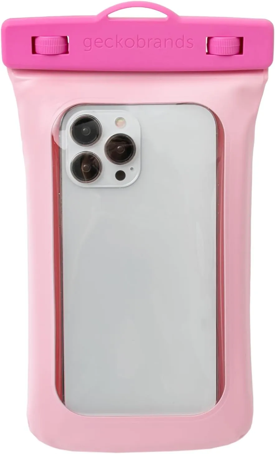 geckobrands Float Phone Dry Bag - Waterproof & Floating Phone Pouch – Fits Most iPhone and Samsung Galaxy Models