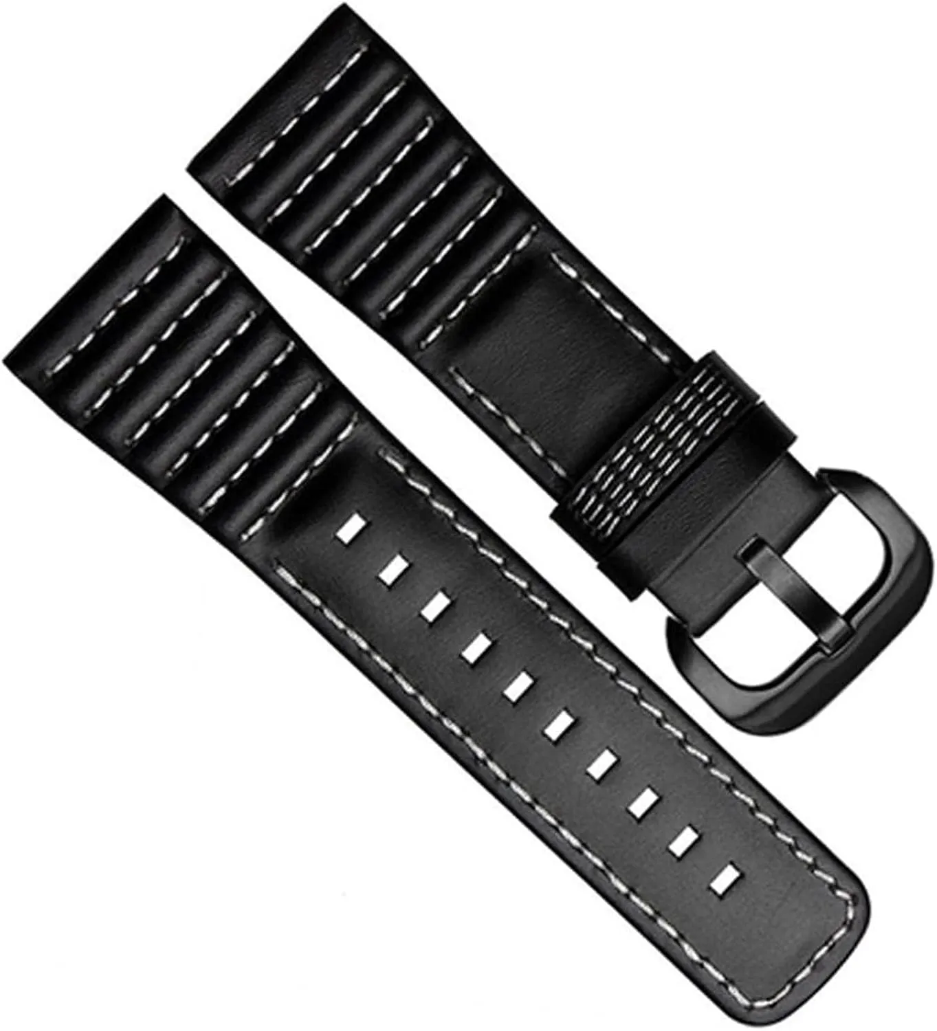 Genuine Leather with Stitches Wrist Watchband Loops watchband for Sevenfriday P3B/01 S2/01 Men Watch Strap