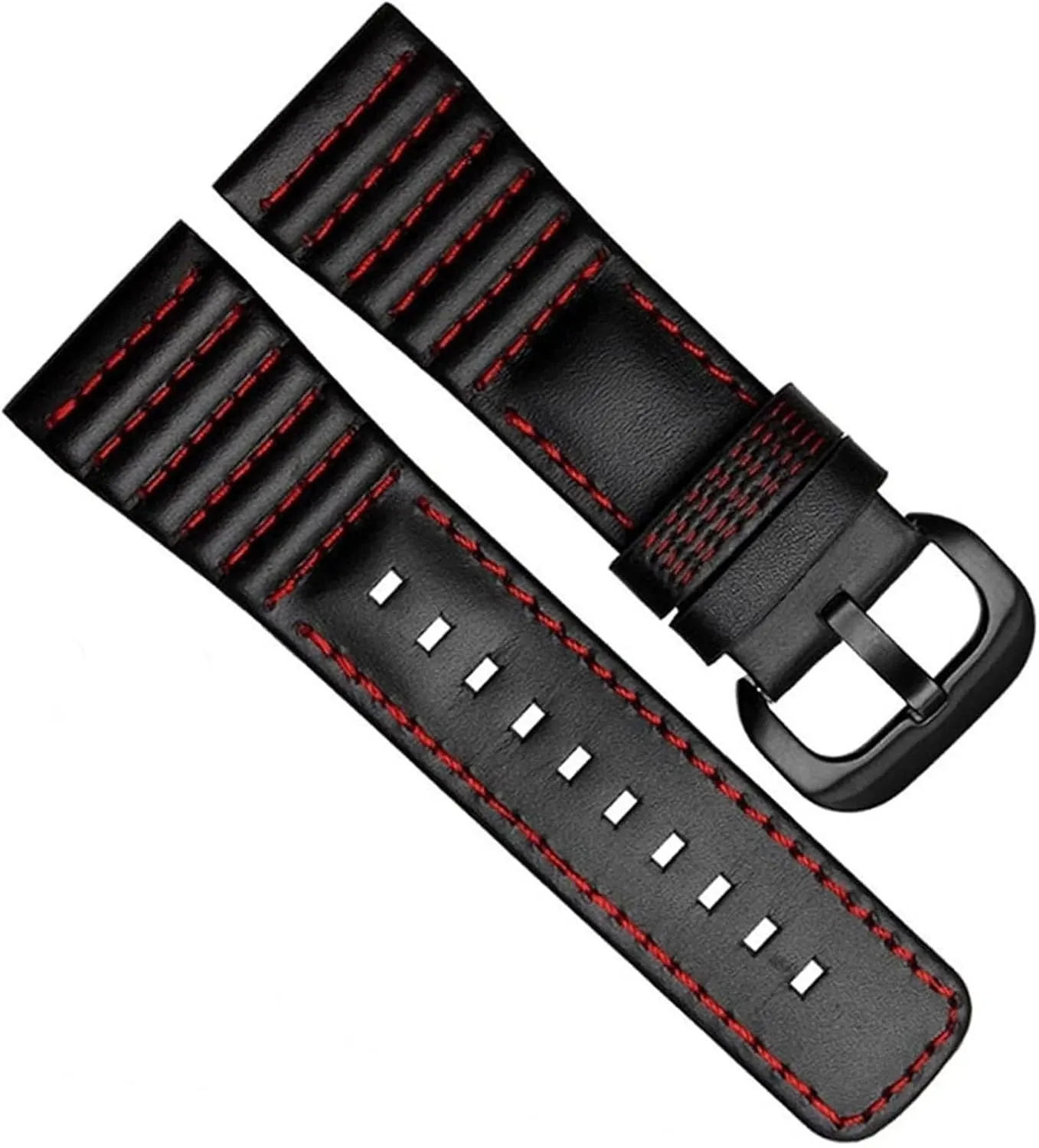 Genuine Leather with Stitches Wrist Watchband Loops watchband for Sevenfriday P3B/01 S2/01 Men Watch Strap
