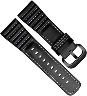 Genuine Leather with Stitches Wrist Watchband Loops watchband for Sevenfriday P3B/01 S2/01 Men Watch Strap