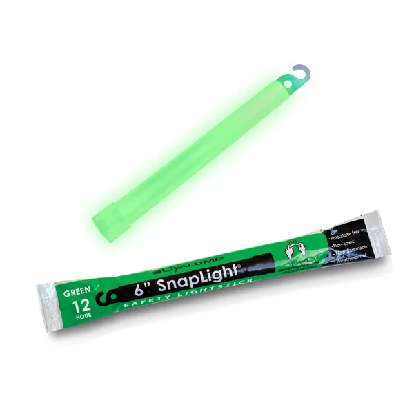 Glow Stick Snaplight 6” Many Colors Made in USA Non Toxic by Cyalume