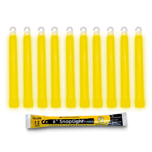Glow Stick Snaplight 6” Many Colors Made in USA Non Toxic by Cyalume
