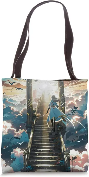 Golden steps to heaven Tote Bag