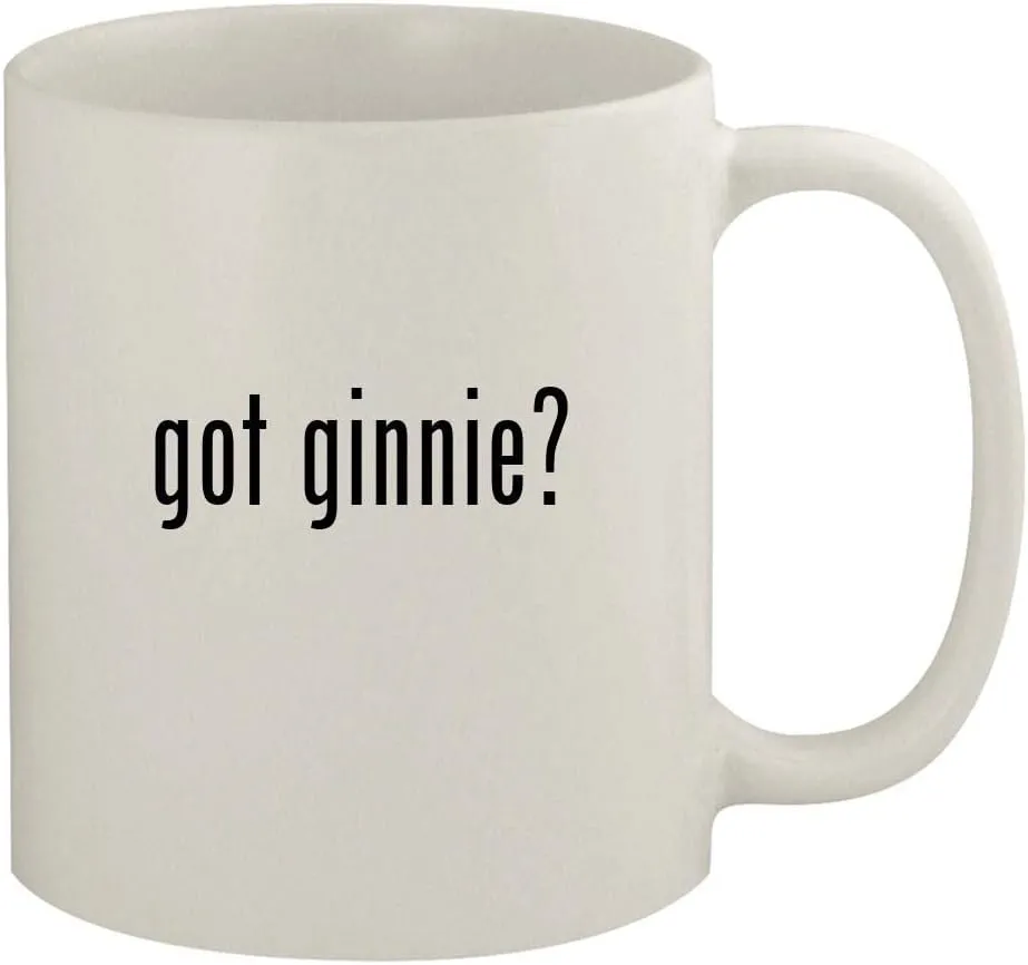 got ginnie? - 11oz Ceramic White Coffee Mug, White