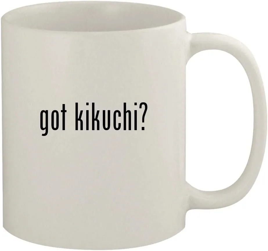 got kikuchi? - 11oz Ceramic White Coffee Mug, White