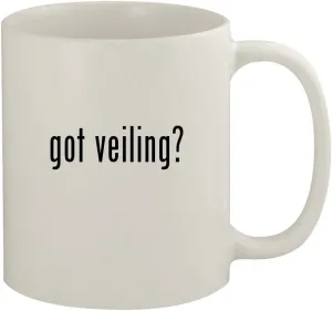 got veiling? - 11oz Ceramic White Coffee Mug, White