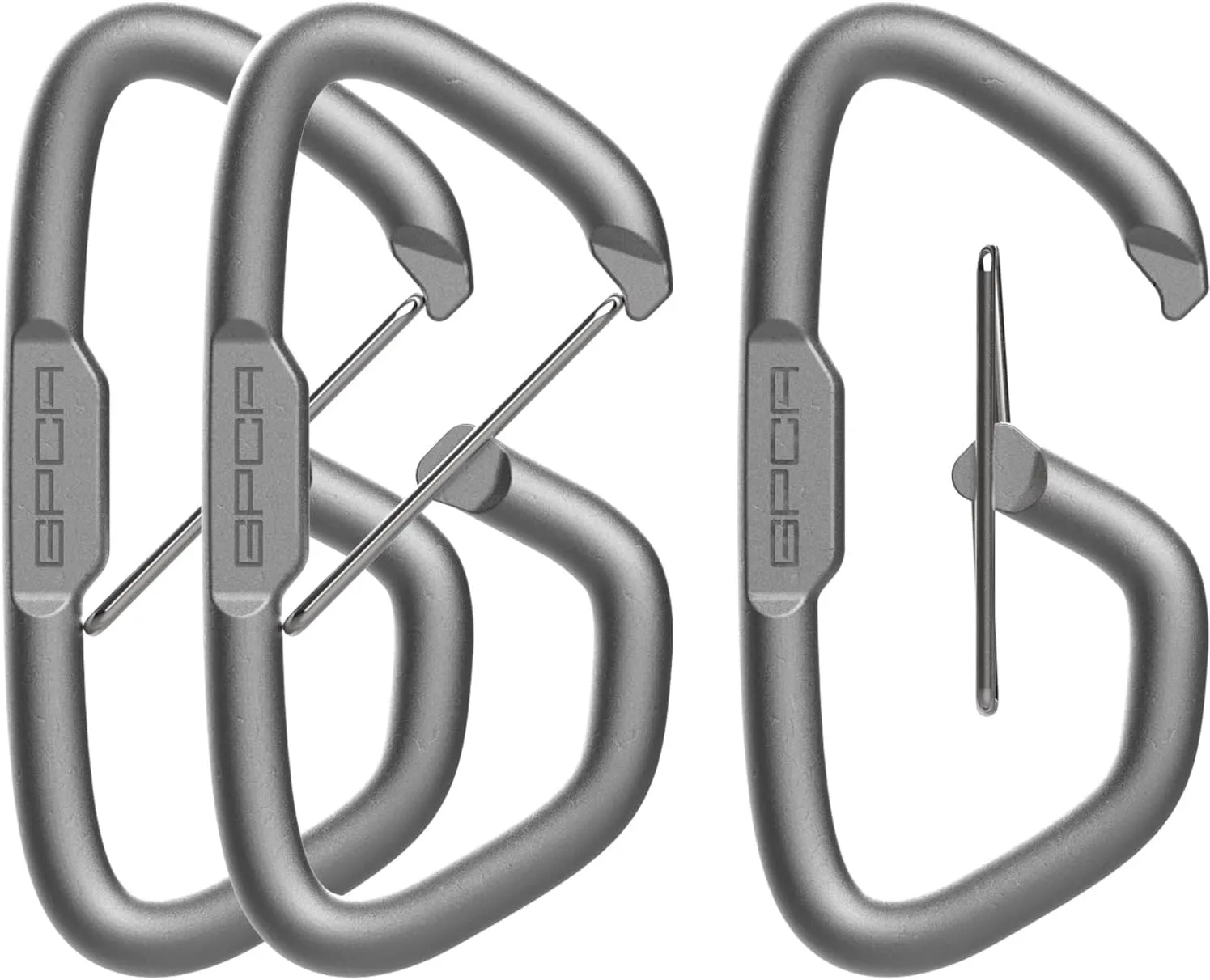 GPCA Carabiner Loop PRO, Key Organizer, Key Ring, Car Key Holder, Carabiner for Rappelling, Hunting and Rescue - Heavy Duty Carabiner Keychain Clip for Everyday Adventures