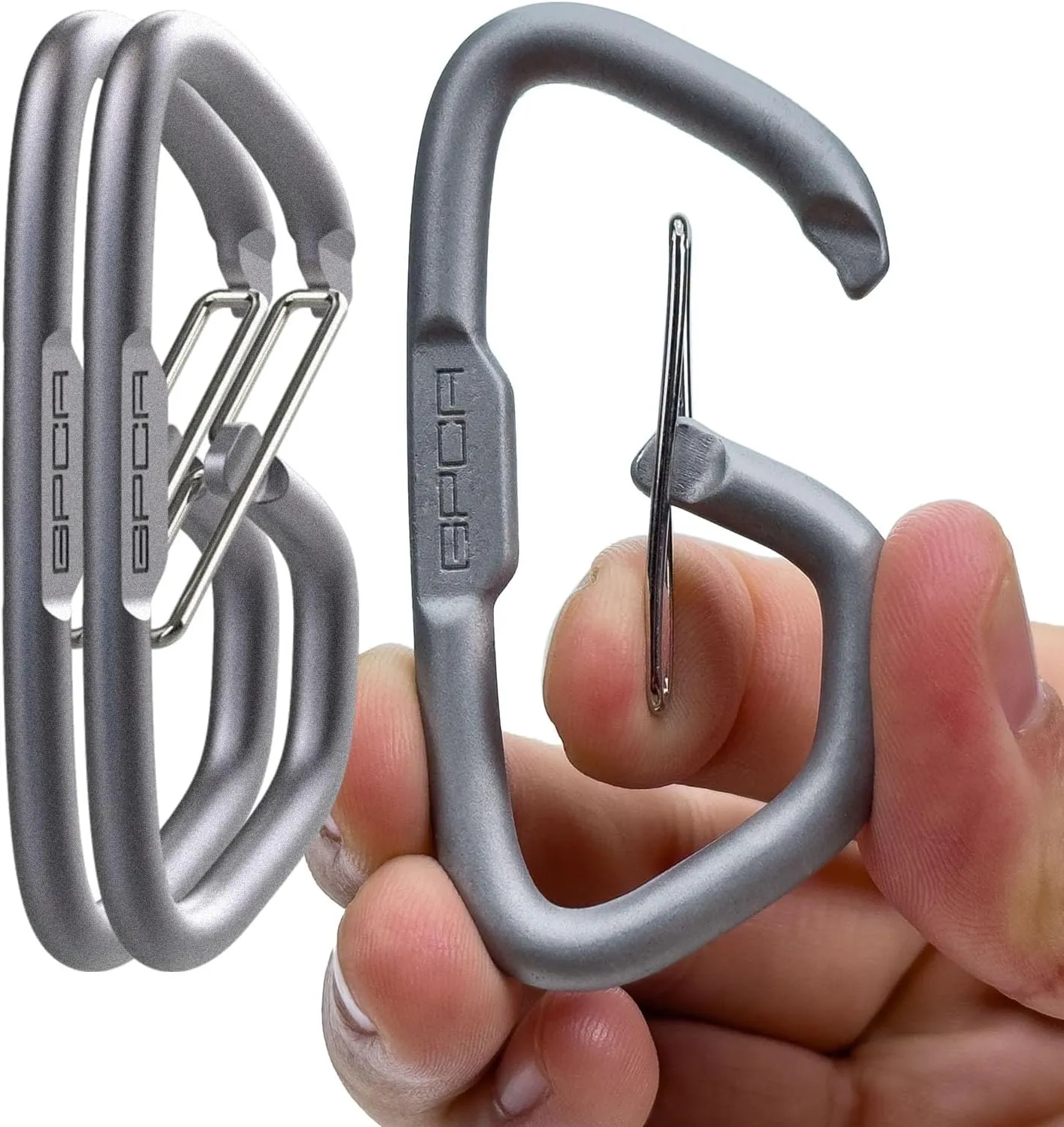 GPCA Carabiner Loop PRO, Key Organizer, Key Ring, Car Key Holder, Carabiner for Rappelling, Hunting and Rescue - Heavy Duty Carabiner Keychain Clip for Everyday Adventures