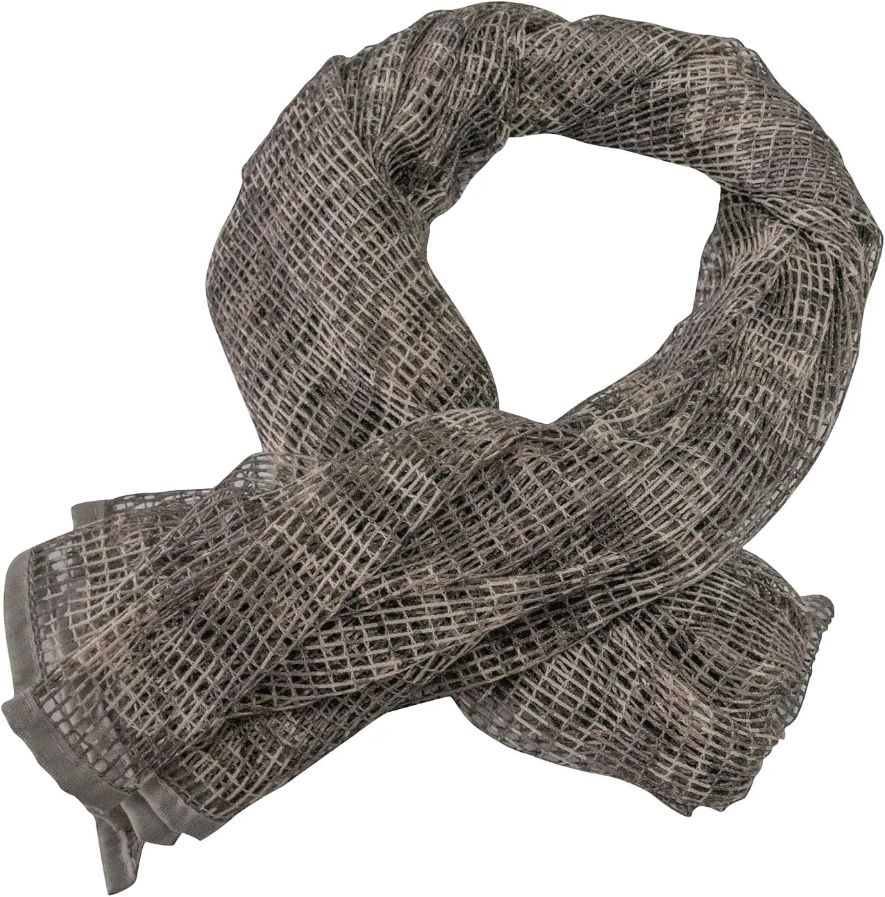 GRVCN Sniper Veil Tactical Scarf Military Body Camo Mesh Net, Double-Sided Camouflage Pattern Scarf