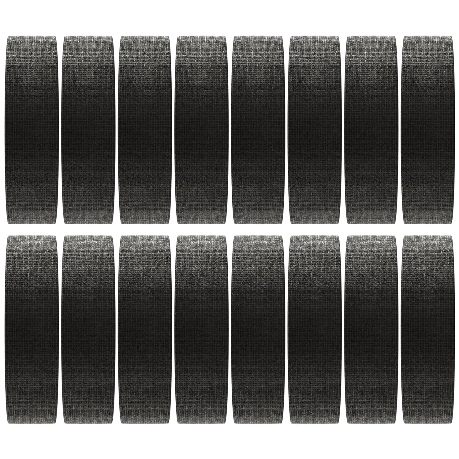 Guard-Tex® 3/4" Utility Wrap – 16-Roll Pack – Cohesive, Adhesive-Free Tape for Fingers, Tools, First Aid & More – Flexible, Tear-by-Hand, Water-Resistant - Black