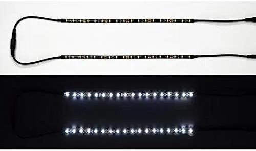 Gun Storage Solutions Gun Safe Light Kits - (6) 12 Inch LED Light Strands   Motion Sensor   Manual Switch   Battery Pack   AC Plug in Adaptor