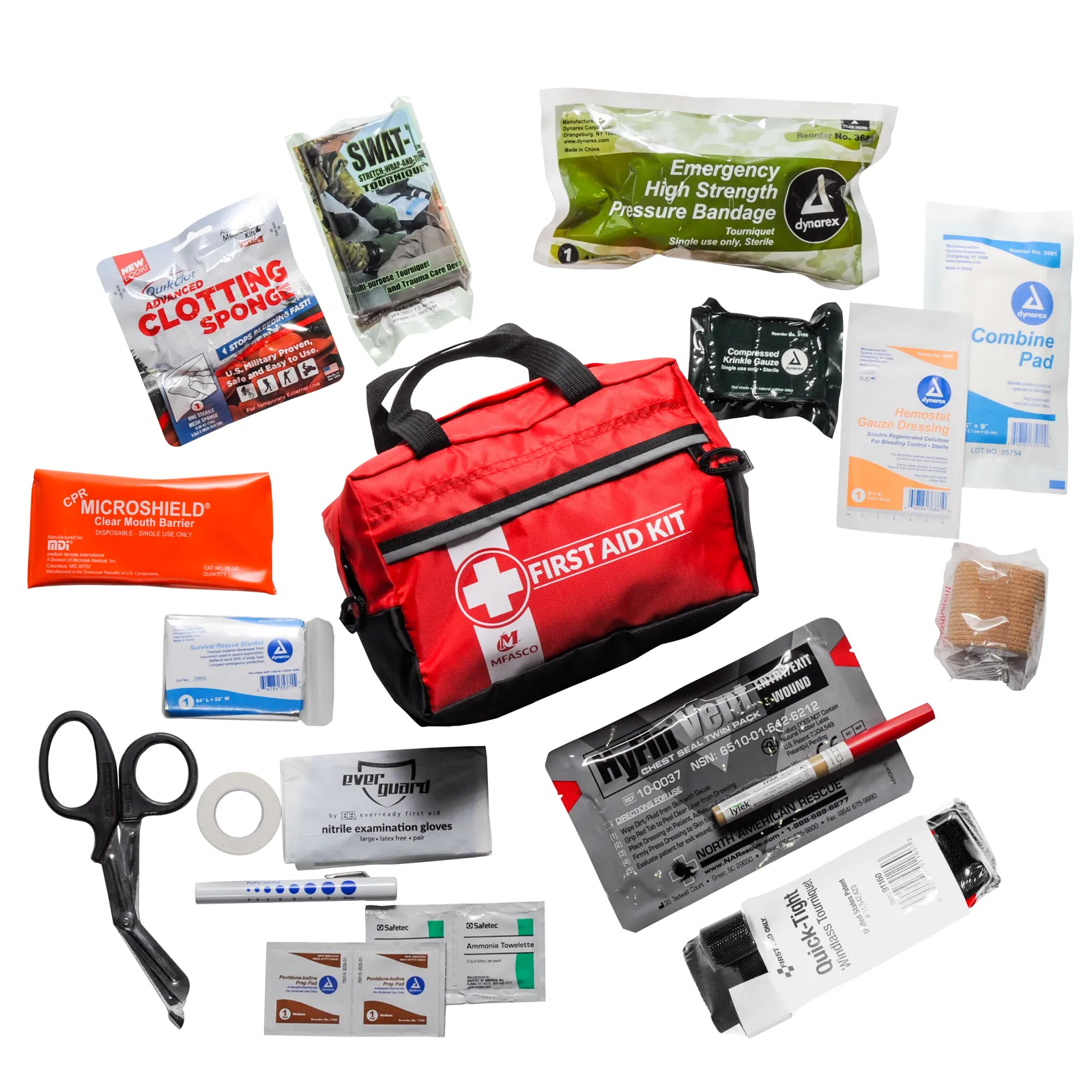 Gunshot Wound First Aid Kit MFASCO
