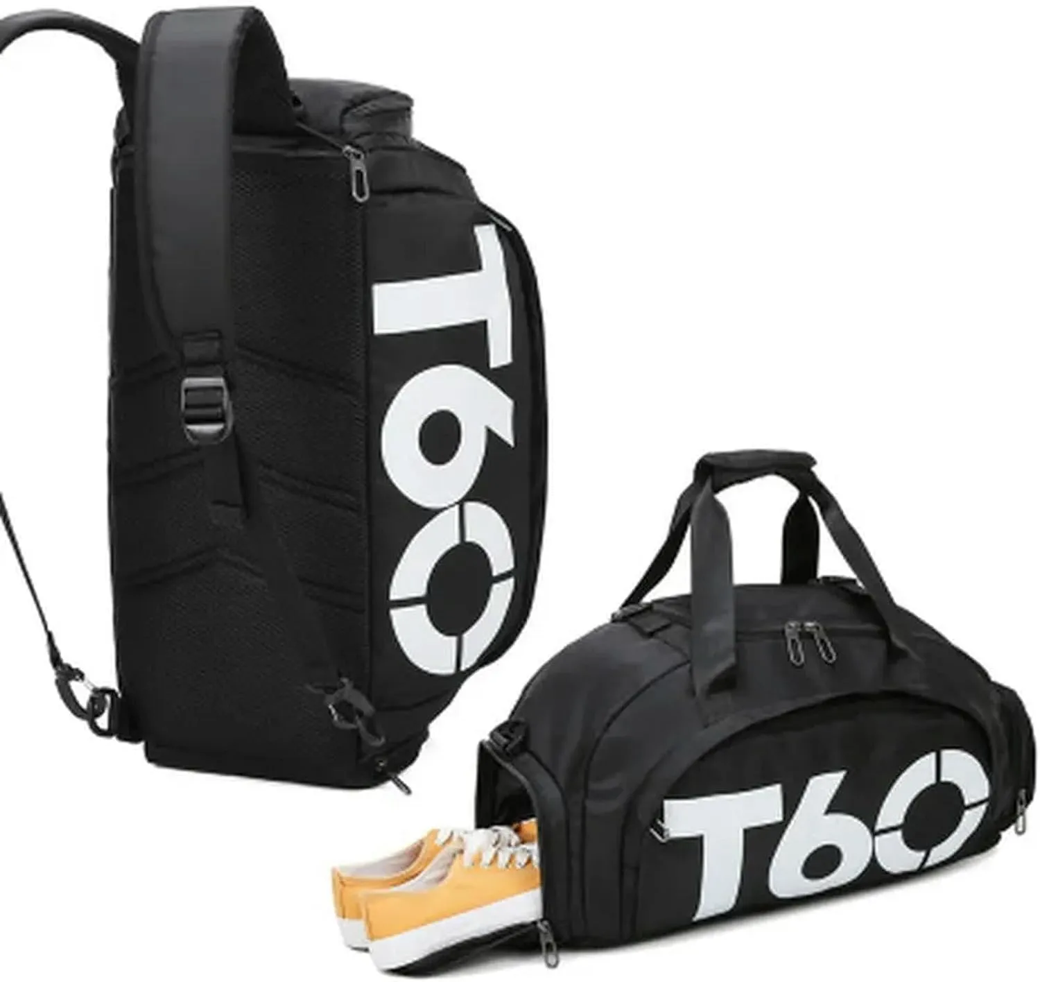 Gym Bag Waterproof Fitness Bag Sport Men Women Bag Outdoor Fitness Portable Bags Ultralight Yoga Sports Large Travel Backpack, Orange