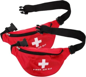 Happyyami 2pcs Waistband First Aid Kit First Aid Kit for Car Emergency Kit Travel Waist Bag Equipment Organizer Hip Bag Camping First Aid Kit First Aid Kit Boat First Aid Kit Bag