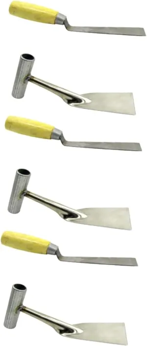 Happyyami 3sets Home Gardening Tool Stainless Steel Shovel Multi-Function Spade for Weeding Planting Digging 2pcs*3