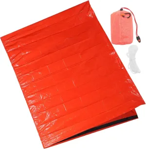 Happyyami Emergency Survival Tent Compact Sleeping Bag for Camping Warm Bivy Sack Survival Warm Shelter Easy to Use