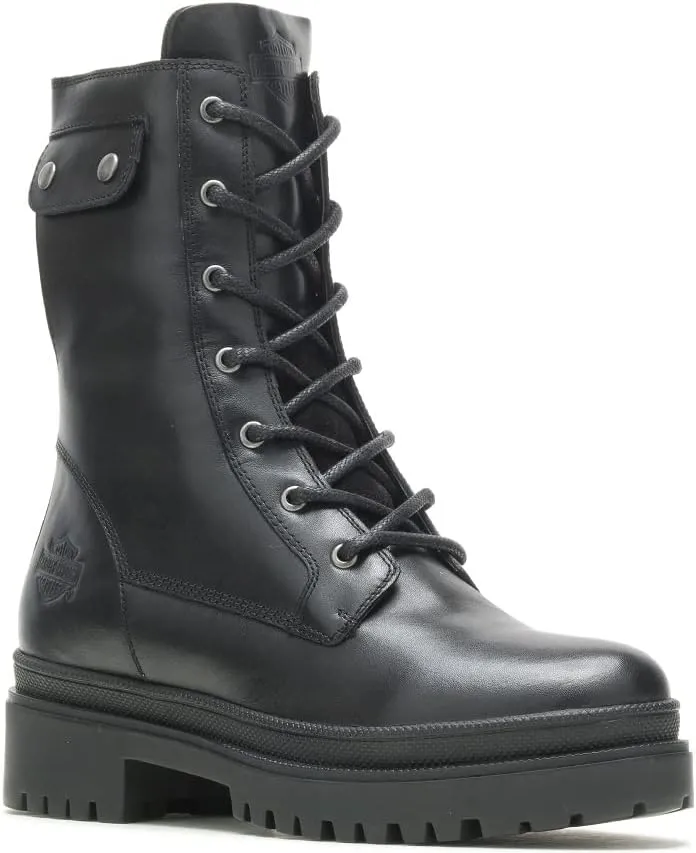 Harley-Davidson Women's Tressler Snap Pocket Waterproof Motorcycle Boots D87209