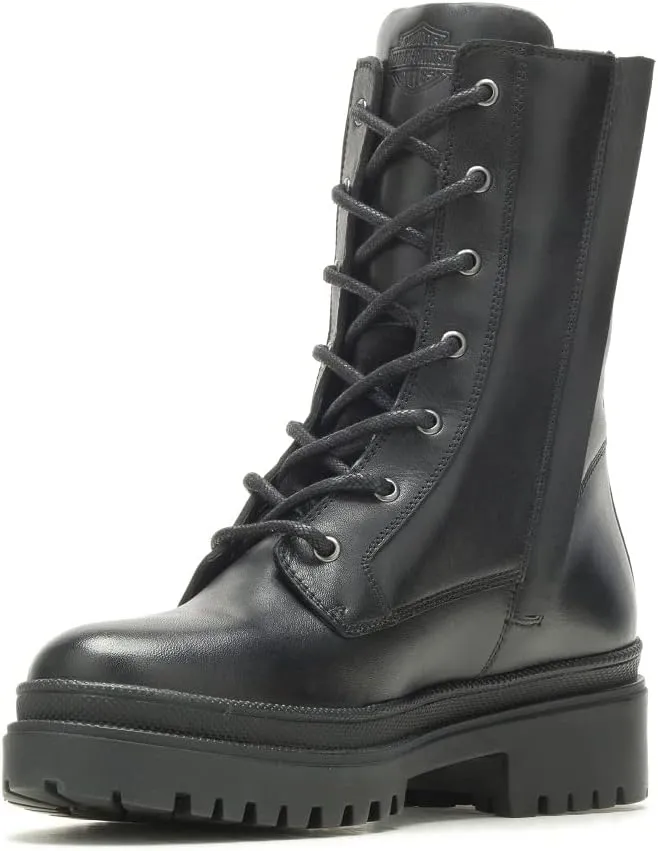 Harley-Davidson Women's Tressler Snap Pocket Waterproof Motorcycle Boots D87209
