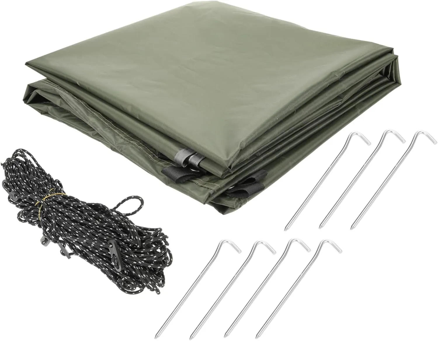 Heat Tent Camping Tent Sunshade Tarp 3-5 Person Outdoor Protection Cover for Picnic and Camping Green