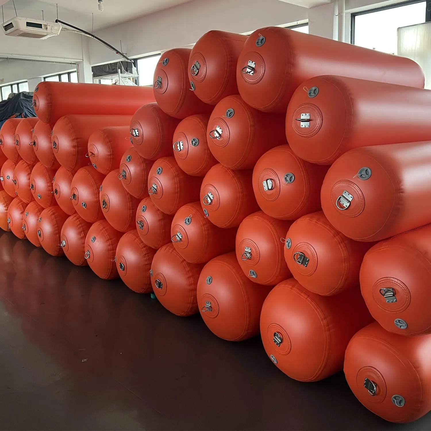 Heavy-Duty Inflatable Boat Fenders Yachts Bumpers Marine Sailboats Floating Fenders for Docking