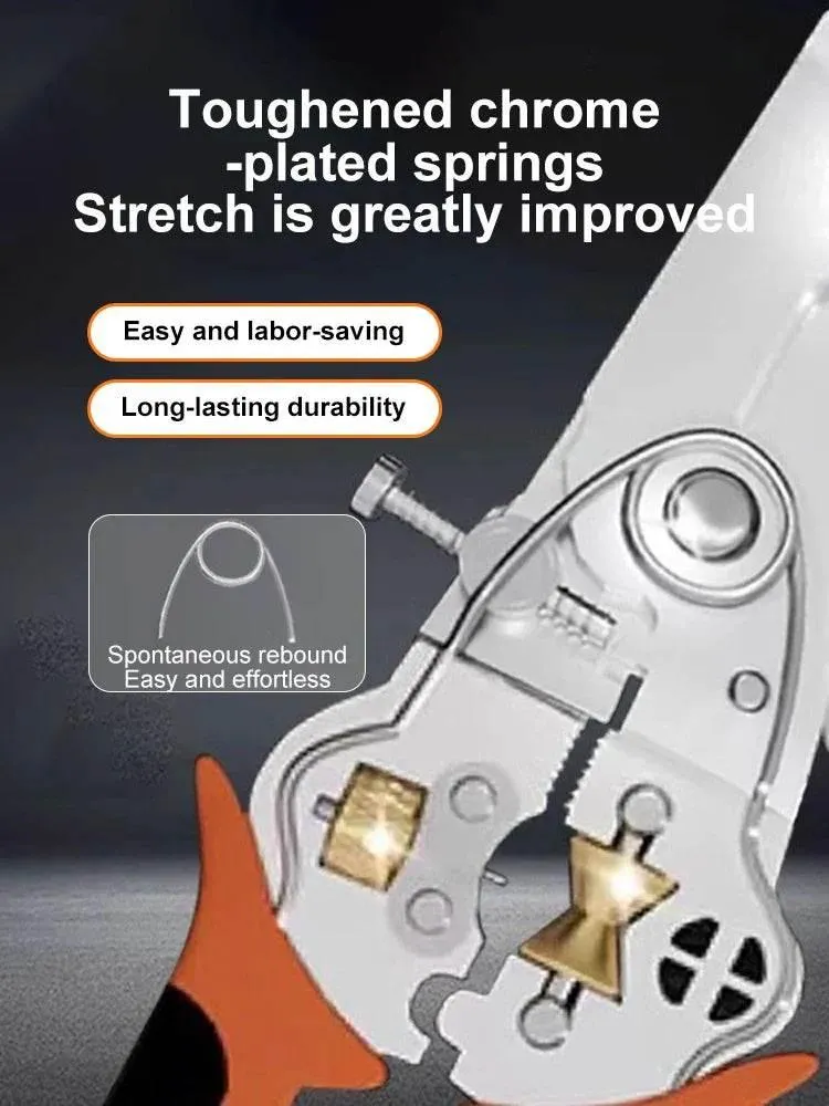 Heavy-Duty Wire Cutter  Stripping Pliers - 10-in-1 Tool
