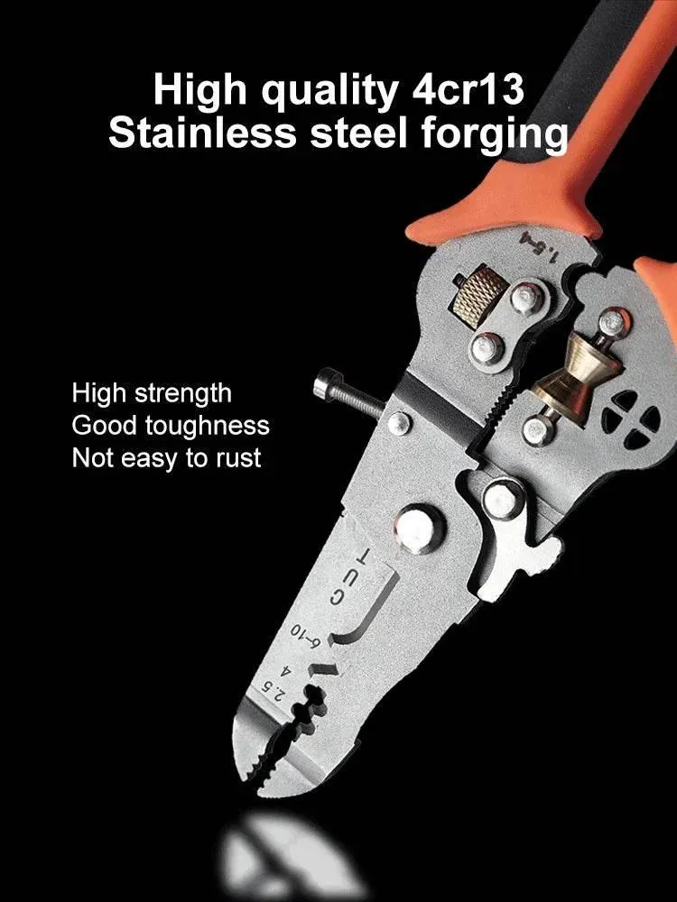 Heavy-Duty Wire Cutter  Stripping Pliers - 10-in-1 Tool