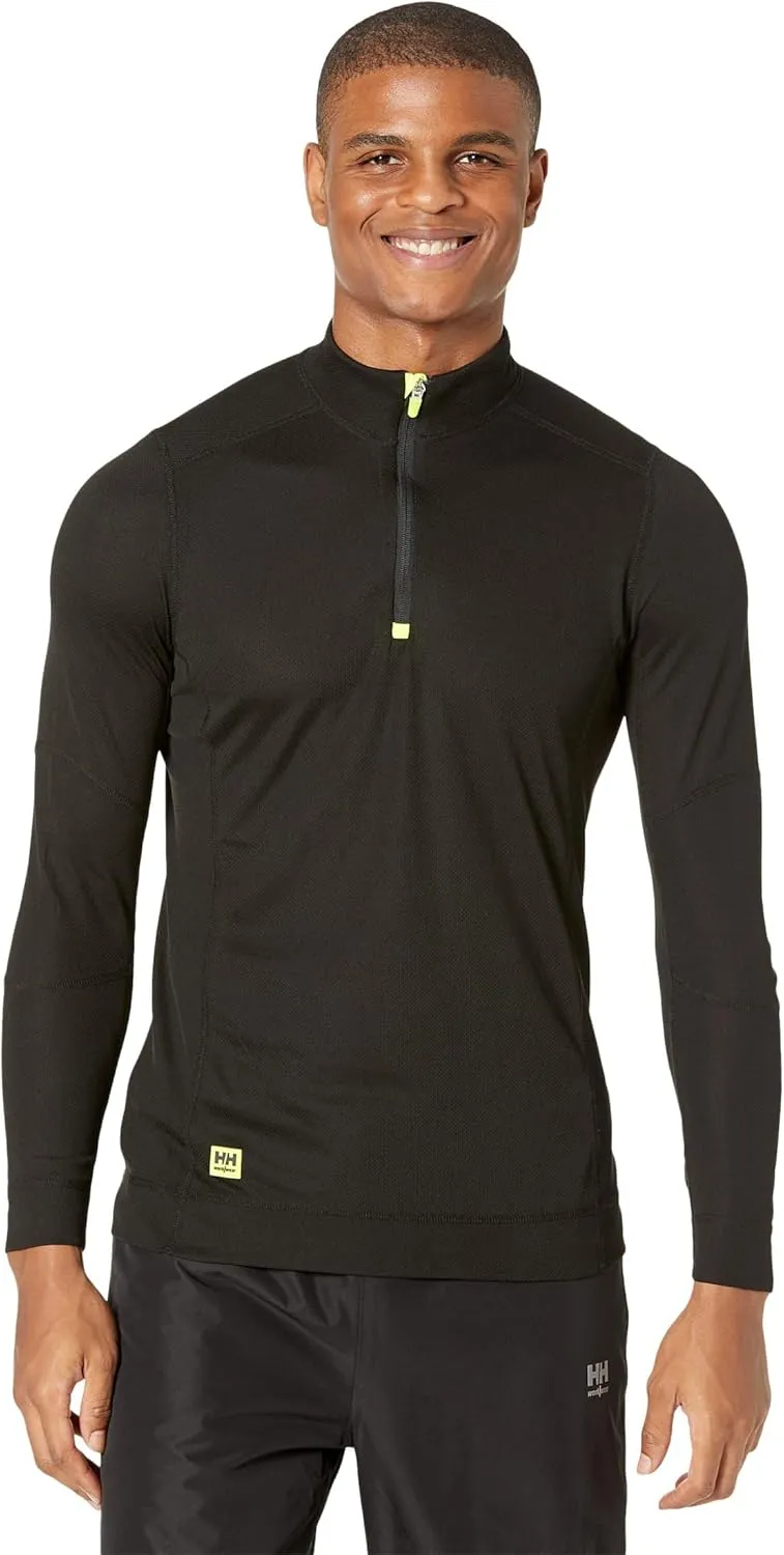 Helly-Hansen Workwear Kensington LIFA Half Zip Pullover for Men Made from Warm Moisture-Wicking Polypropylene, Active Fit