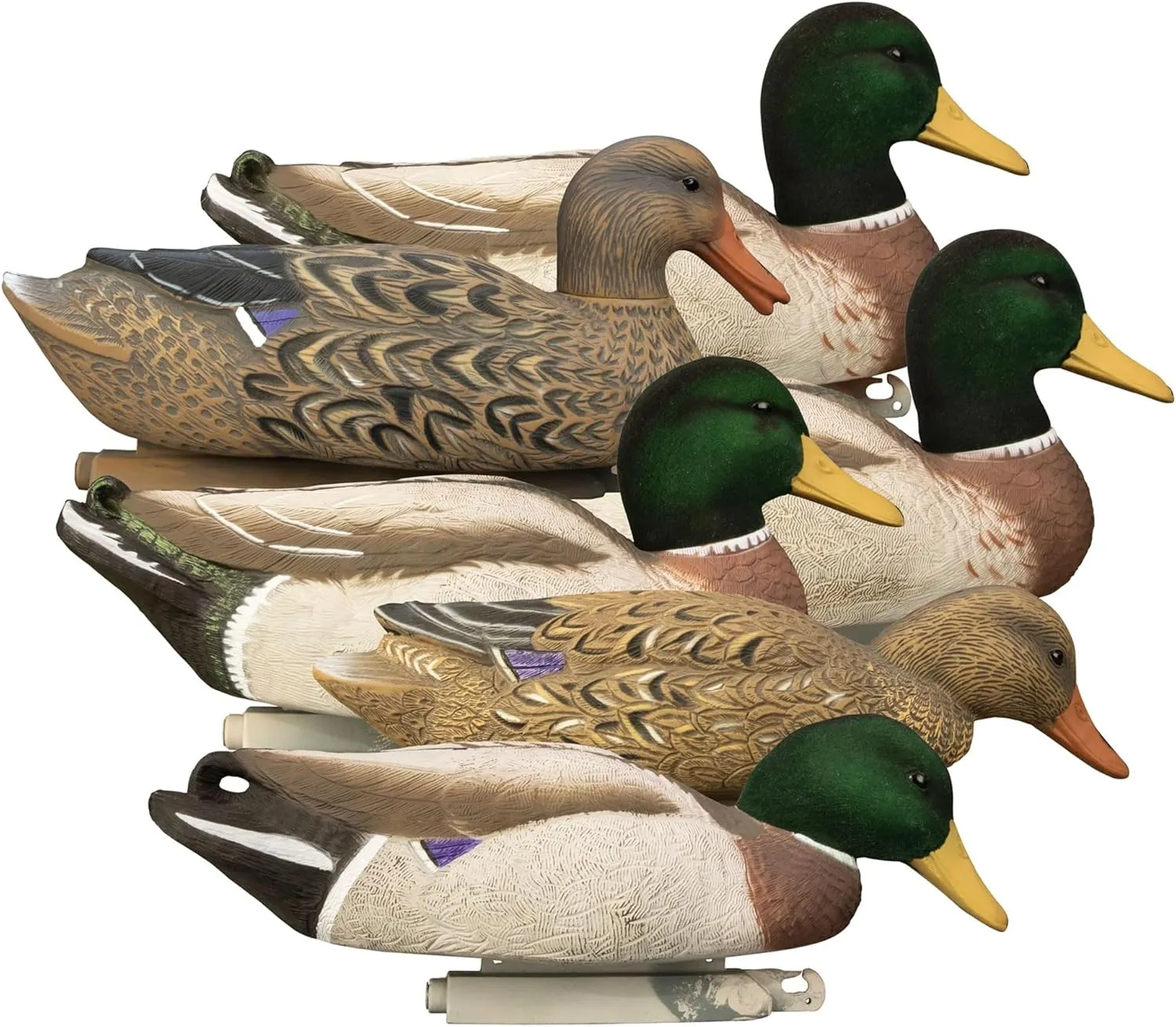 Higdon Outdoors Magnum Mallard, Flocked Heads, Foam-Filled