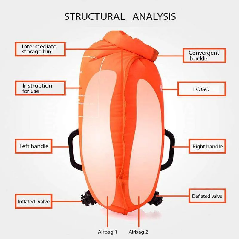 High Visible Safety Dry Bag 28L