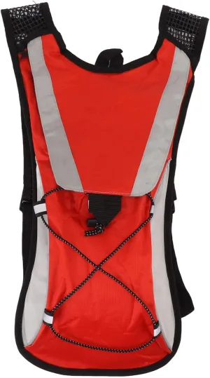 Hiking Backpack, Outdoor Hydration Backpack,2L Water Bladder, Hydration Backpack, Outdoor Sports Gear, Suitable for Travel, Camping, and Cycling Water Bag (Red )