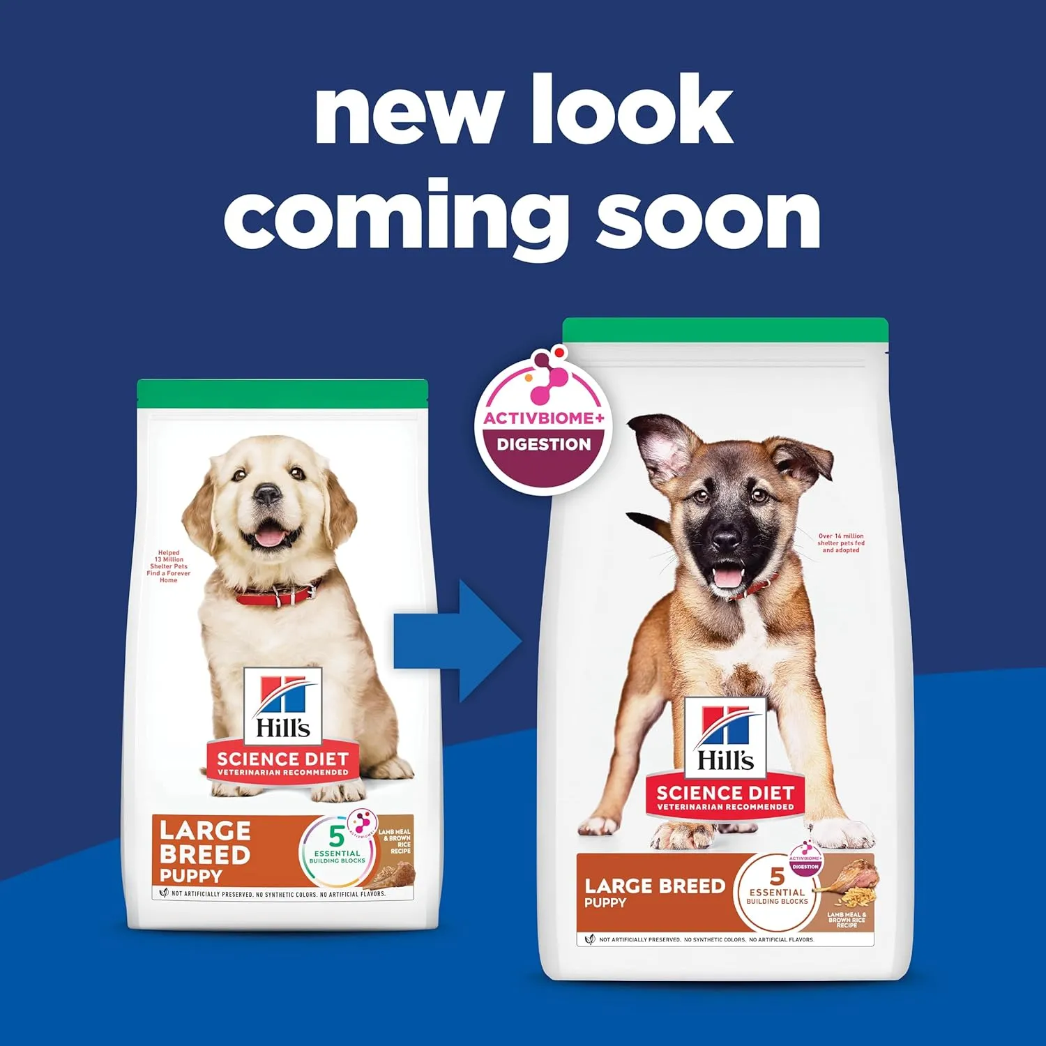 Hill's Science Diet Puppy, Large Breed Puppy Premium Nutrition, Dry Dog Food, Lamb & Brown Rice, 30 lb Bag