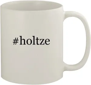 #holtze - 11oz Ceramic White Coffee Mug, White
