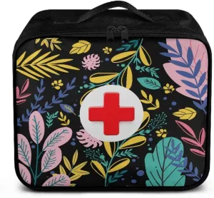 Home-Car-Dorm-First Aid Kit-Travel Essentials-Empty Bag,Medical Storage Bag,Medicine Organizer,Ideal for Hiking-Camping-Hunting, Emergency Survival (Bag Only)
