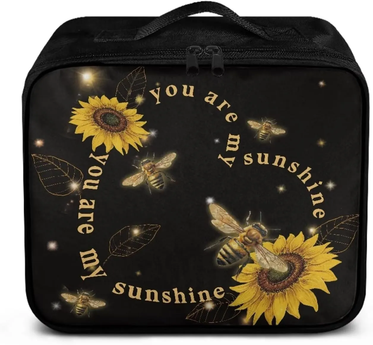 Home First Aid Kit Sunflower Butterfly Medicine Storage Box with Handles Lightweight First Aid Bag Empty Medical Bag Emergency Survival Kit