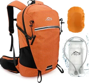 Hydration Backpack, 25L Hiking Backpack with 3L Water Bladder and Rain Cover, Hiking Water Backpack Men Women Lightweight Hydration Pack for Hiking, Cycling, Climbing, Camping