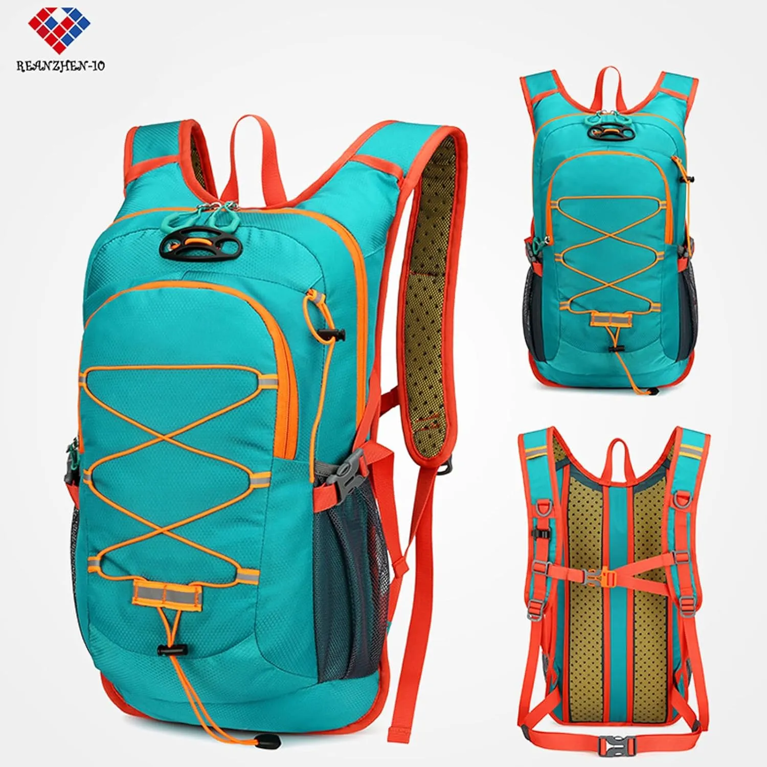 Hydration Backpack with 2 Liter Hydro Water Bladder Bag, Lightweight Daypack for Cycling, Hiking, Running, Climbing