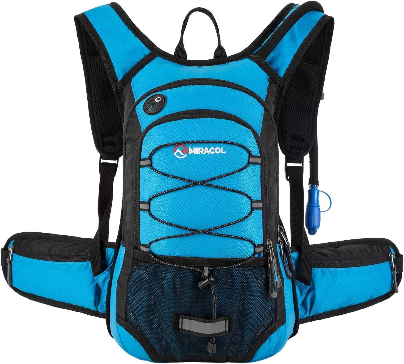 Hydration Pack Hiking Water Backpack - Miracol Hiking Backpack with 2L Bladder