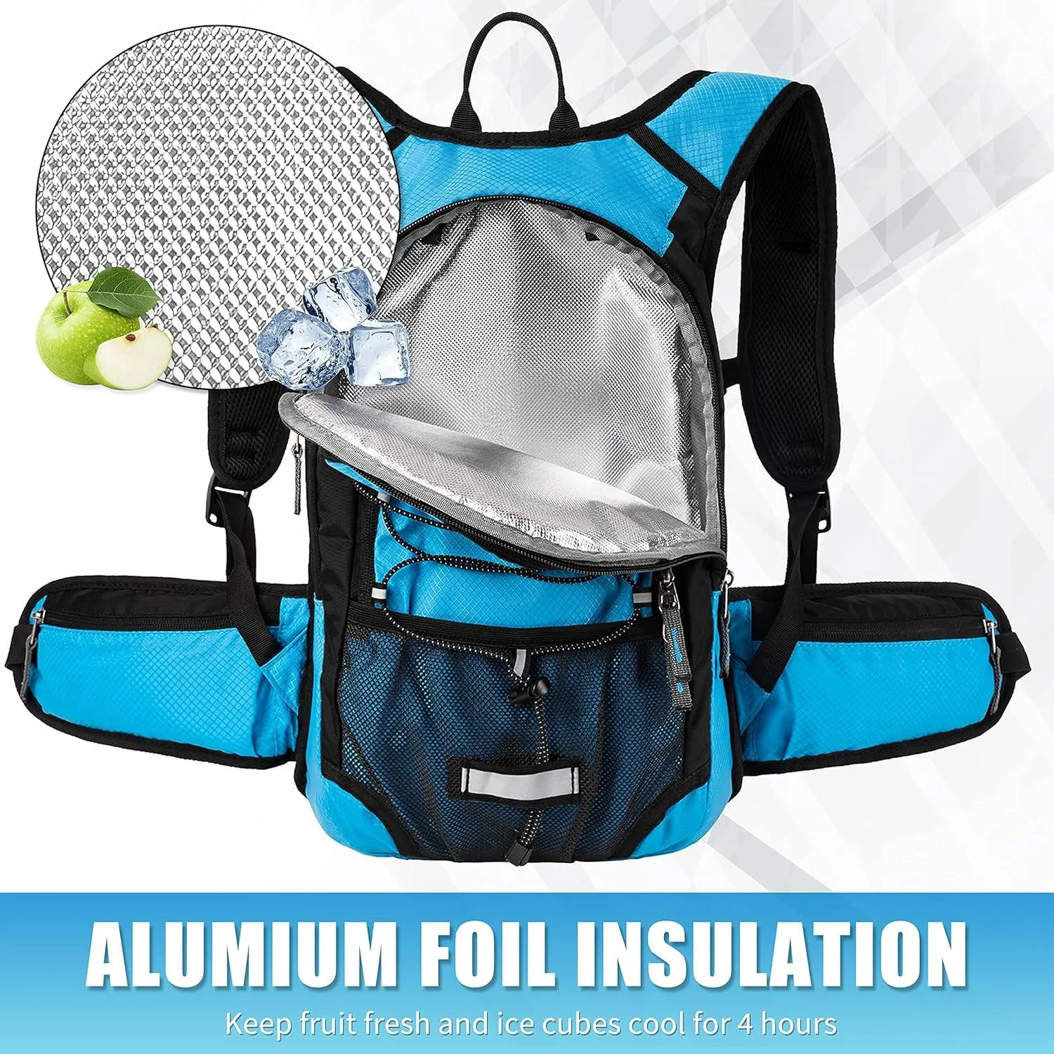 Hydration Pack Hiking Water Backpack - Miracol Hiking Backpack with 2L Bladder