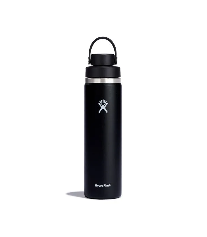 HYDRO FLASK 24OZ WIDE FLEX CHUG CAP BLACK