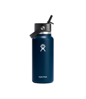 HYDRO FLASK 32 OZ WIDE FLEX STRAW CAP INDIGO
