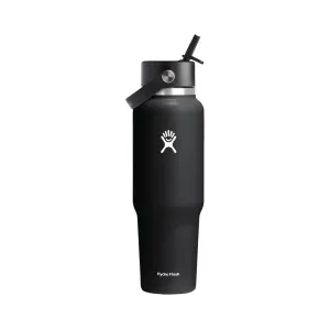 HYDRO FLASK 40 OZ TRAVEL BOTTLE BLACK