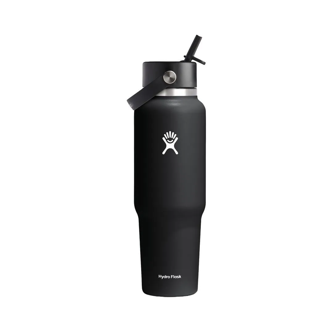 HYDRO FLASK 40 OZ TRAVEL BOTTLE BLACK
