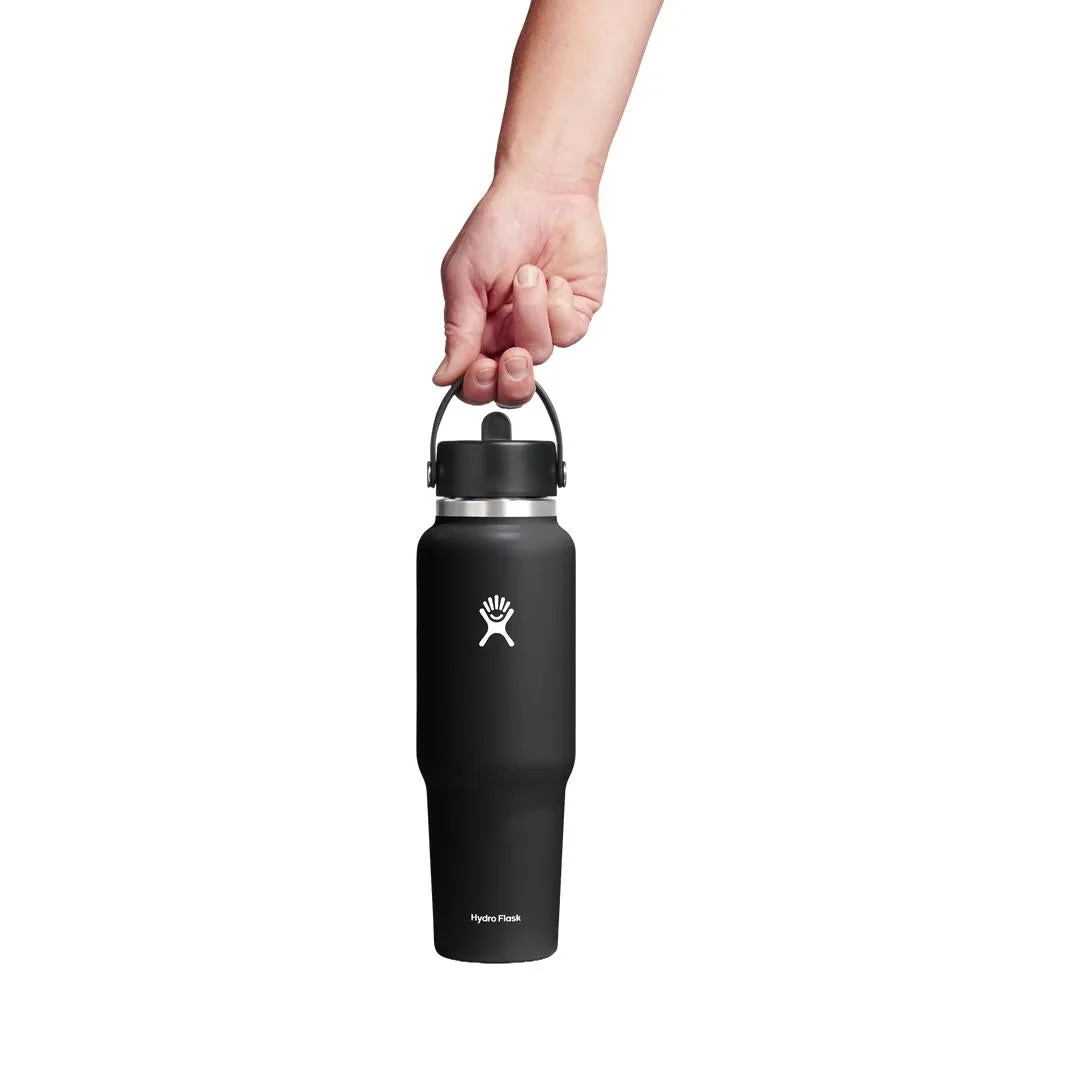 HYDRO FLASK 40 OZ TRAVEL BOTTLE BLACK