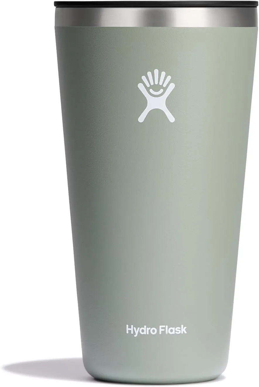 Hydro Flask All Around Stainless Steel Tumbler with Lid and Double-Wall Vacuum Insulation, 28 OZ
