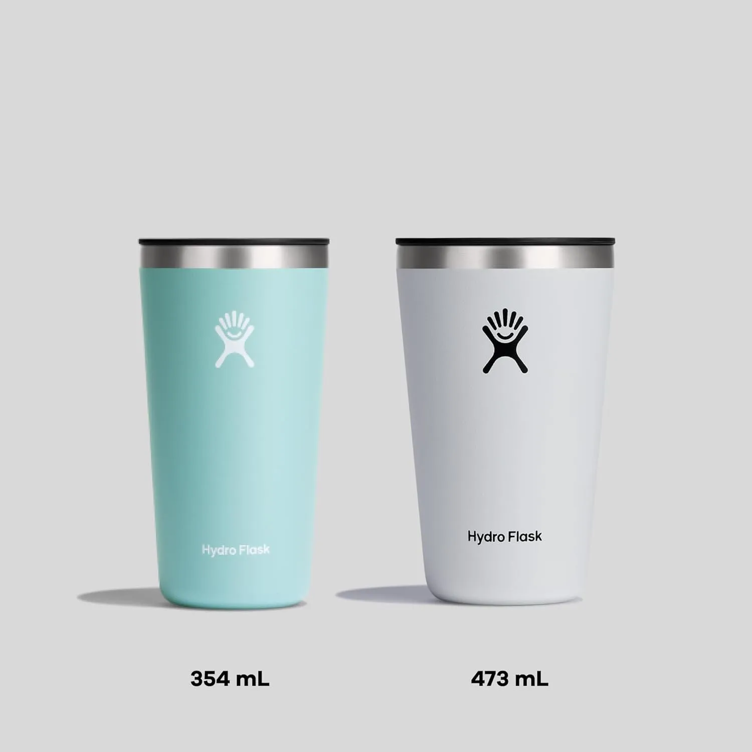 Hydro Flask Stainless Steel 16 OZ All Around Tumbler Indigo, Dishwasher Safe