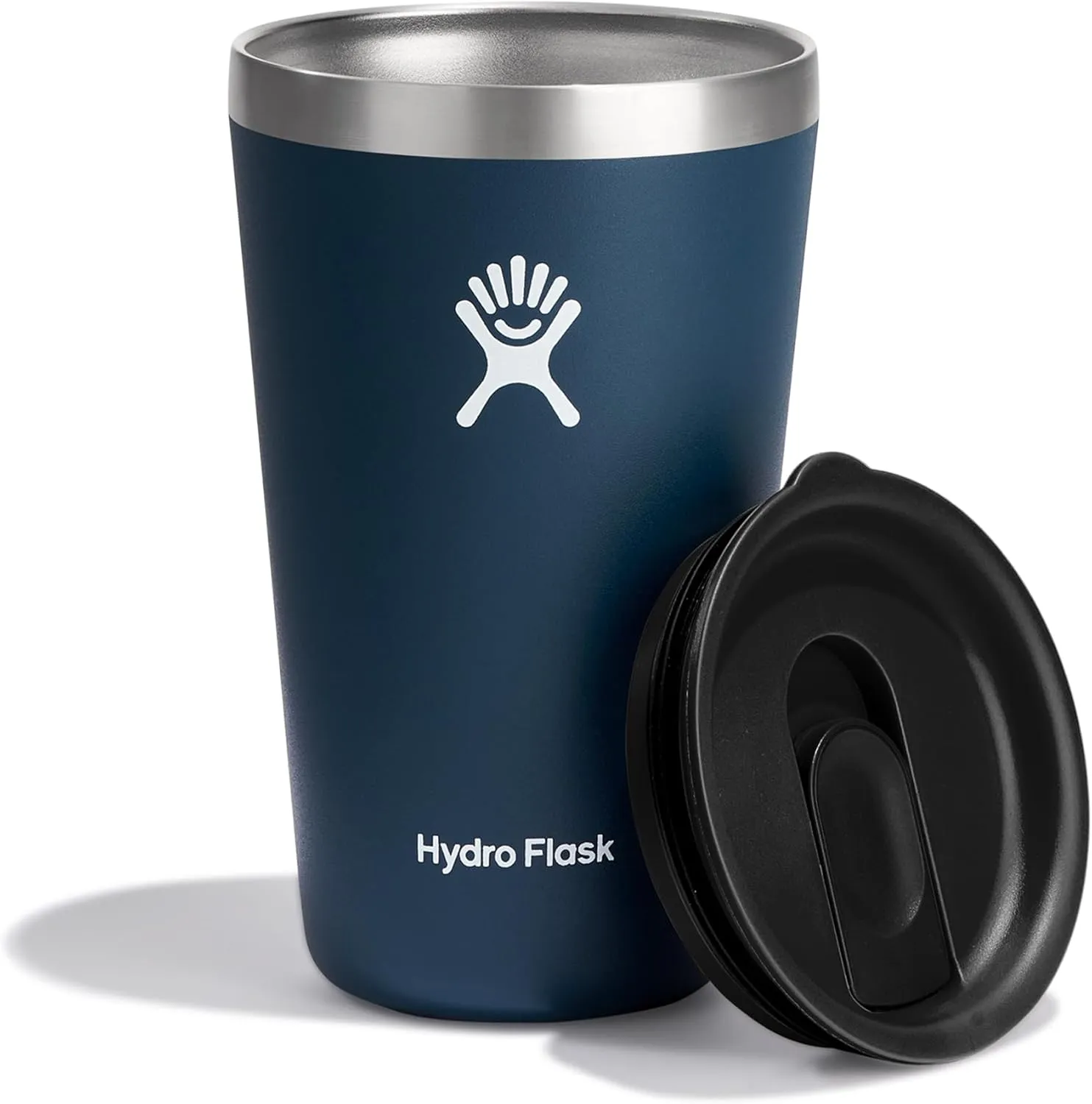 Hydro Flask Stainless Steel 16 OZ All Around Tumbler Indigo, Dishwasher Safe