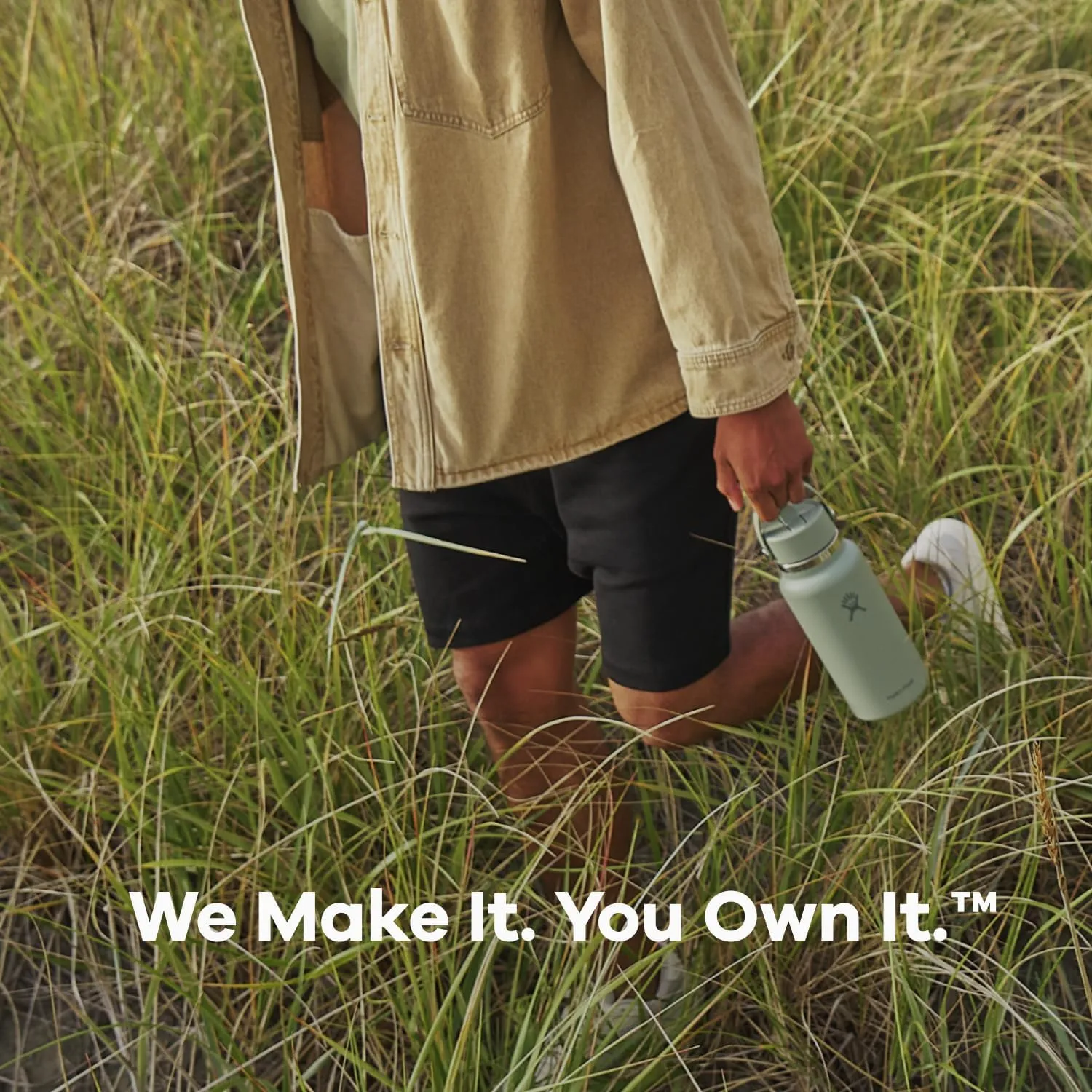Hydro Flask Water Bottle - Insulated Stainless Steel - Wide Straw Lid, Non Spill, Leakproof in 40Oz Aloe Green