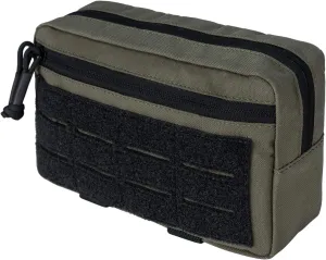 IDOGEAR Dump Tactical Pouches MOLLE Admin Pouch Military Modular Utility Tools EDC Multi-Purpose Bag Dual Zippers for Tactical Vest Chest Rig 500D Nylon
